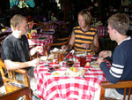 breakfast at our hostel