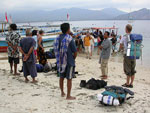 ankunft auf gili air